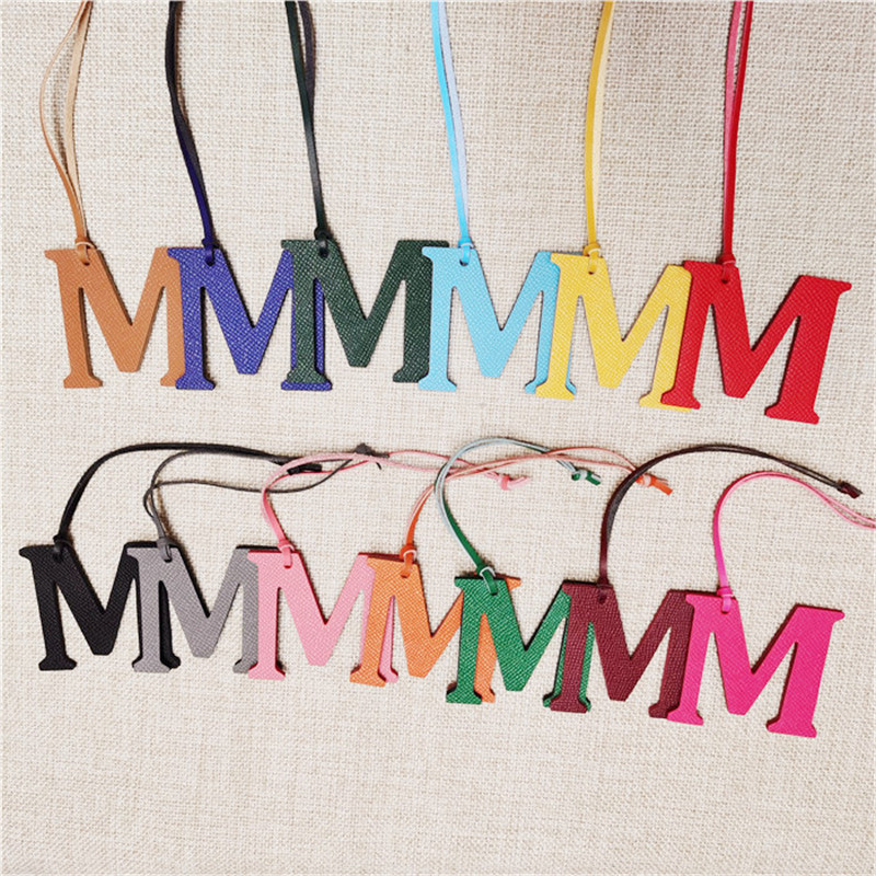 Monogram Keychain Leather - XMESSUN Новый брелок-подвеска с английской буквой